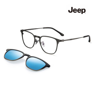 지프 Jeep 선글라스 겸용 안경 스포츠선글라스, 안경테+블루편광 클립렌즈, A2015_M3