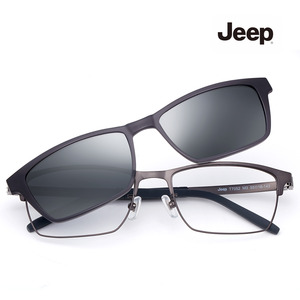 Jeep 지프 편광선글라스 겸용 티타늄 안경 T7052_M3