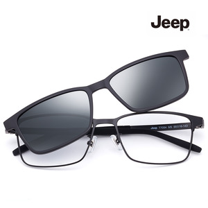 Jeep 지프 편광선글라스 겸용 티타늄 안경 T7054_M5