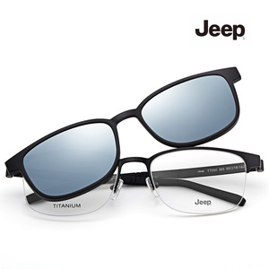 Jeep 지프 편광선글라스 겸용 티타늄 안경 T7050_M3